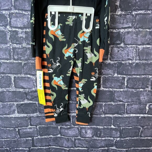 Carter's 18M Toddler Halloween Dinosaur 4pc Snug Fit Pajama Sets Just One You - Picture 10 of 12